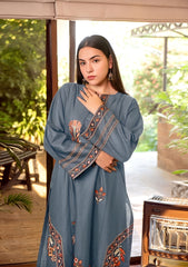 URGE-2PC LAWN EMBROIDERED SHIRT AND EMBROIDRED TROUSER-1044