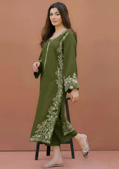 LAJWANTI-2PC LAWN EMBROIDERED SHIRT WITH LAWN TROUSER-W.J-21