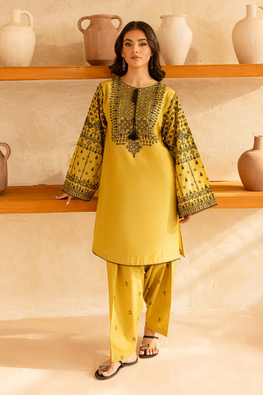 BATIK-2PC SEQUIN LAWN EMBROIDERED SHIRT WITH SEQUIN LAWN EMBROIDERED TROUSER-W.J-1638