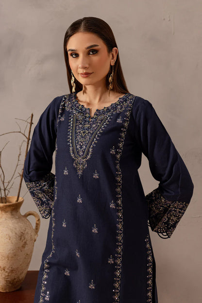 BATIK-2PC SEQUIN LAWN EMBROIDERED SHIRT WITH SEQUIN LAWN EMBROIDERED TROUSER-W.J-1650