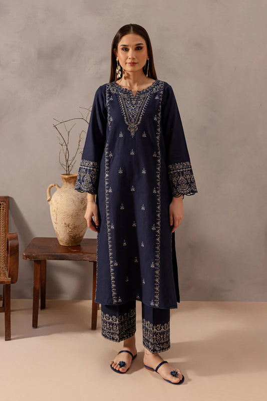 BATIK-2PC SEQUIN LAWN EMBROIDERED SHIRT WITH SEQUIN LAWN EMBROIDERED TROUSER-W.J-1650