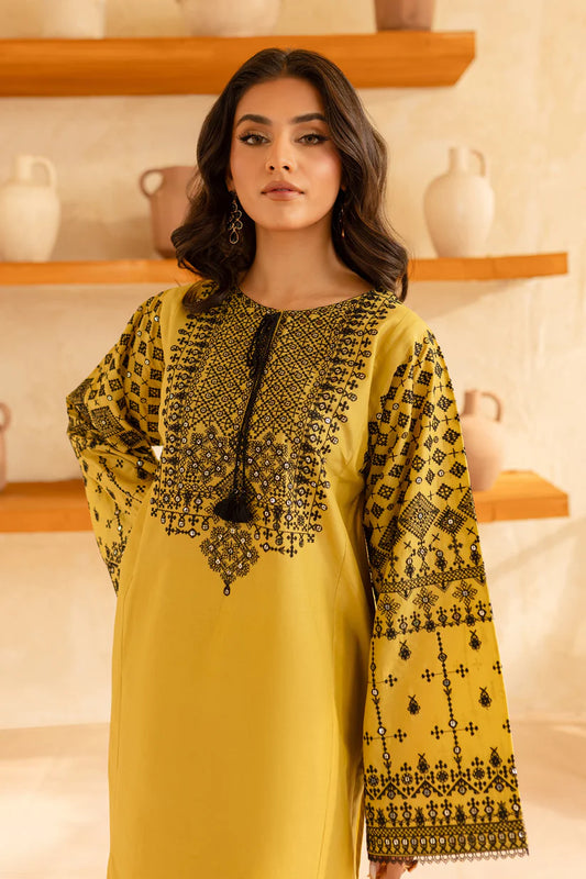 BATIK-2PC SEQUIN LAWN EMBROIDERED SHIRT WITH SEQUIN LAWN EMBROIDERED TROUSER-W.J-1638
