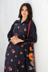 BAROQUE-3PC KHADDAR PRINTED SHIRT WITH KHADDAR PRINT DUPATTA AND PRINT TROUSER-W.J-2605
