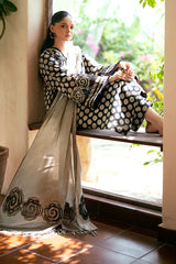 BAROQUE-3PC LAWN PRINTED SHIRT WITH CHIFFON PRINT DUPATTA AND PRINT TROUSER-W.J-1640
