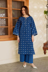 BATIK-2PC LAWN EMBROIDERED SHIRT WITH LAWN TROUSER-W.J-193