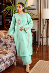 URGE-2PC LAWN EMBROIDERED SHIRT WITH TROUSER-W.J_3465