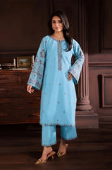 BATIK-2PC LAWN EMBROIDERED SHIRT WITH LAWN TROUSER-W.J-235