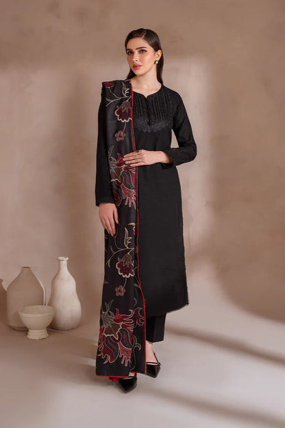 IZNIK-3PC LAWN EMBROIDERED SHIRT WITH LAWN EMBROIDERED DUPATAT & TROUSER-W.J-1572