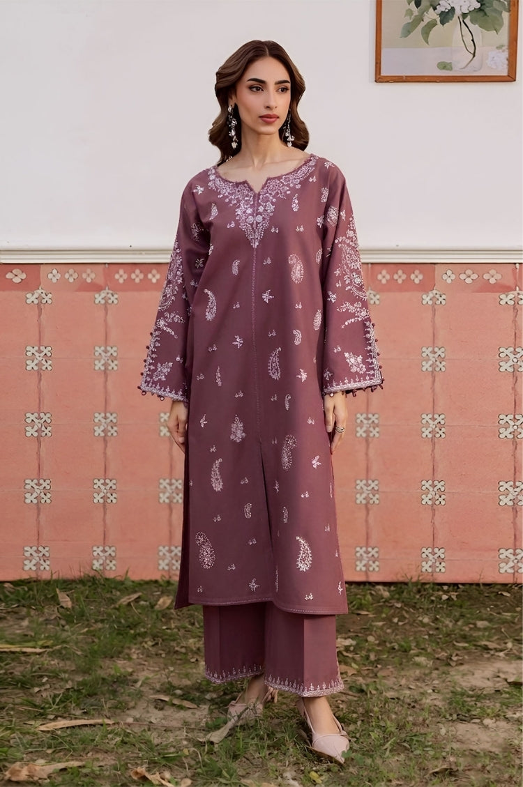BATIK-2PC LAWN EMBROIDERED SHIRT WITH LAWN TROUSER-W.J-118