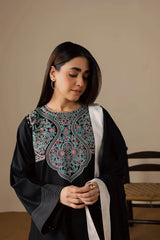 BATIK-3PC DHANAK EMBROIDERED SHIRT WITH DHANAK SHAWL AND TROUSER-W.J-5200