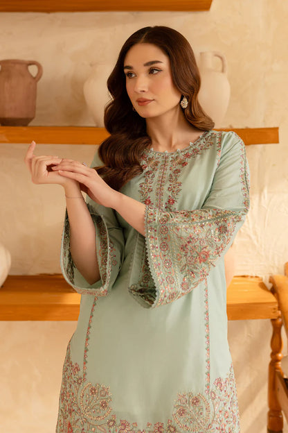BATIK-2PC SEQUIN LAWN EMBROIDERED SHIRT WITH SEQUIN LAWN EMBROIDERED TROUSER-W.J-1649