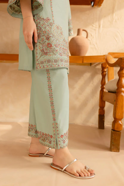 BATIK-2PC SEQUIN LAWN EMBROIDERED SHIRT WITH SEQUIN LAWN EMBROIDERED TROUSER-W.J-1649