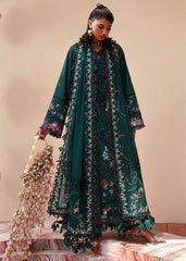 SUFFUSE-3PC LAWN EMBROIDERED SHIRT WITH ORGANZA EMBROIDERED DUPATTA AND TROUSER -W.J-4733