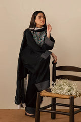 BATIK-3PC DHANAK EMBROIDERED SHIRT WITH DHANAK SHAWL AND TROUSER-W.J-5200