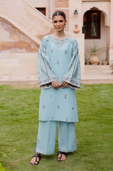 BATIK-2PC LAWN EMBROIDERED SHIRT WITH LAWN TROUSER-W.J-112