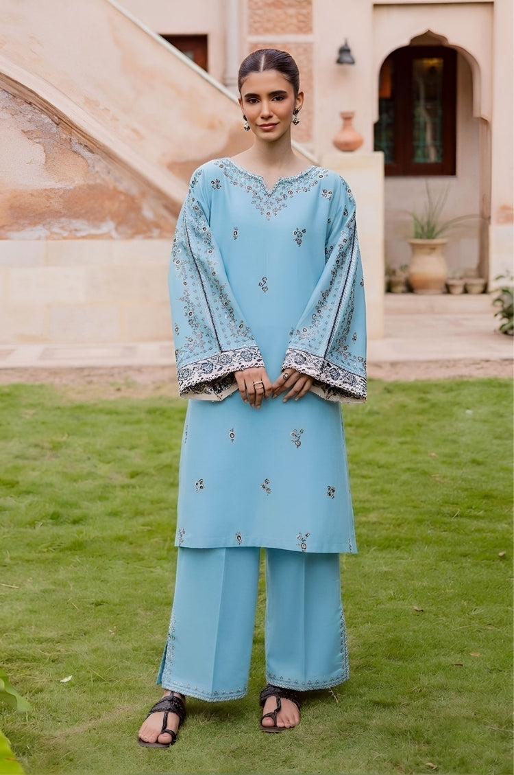 BATIK-2PC LAWN EMBROIDERED SHIRT WITH LAWN TROUSER-W.J-113