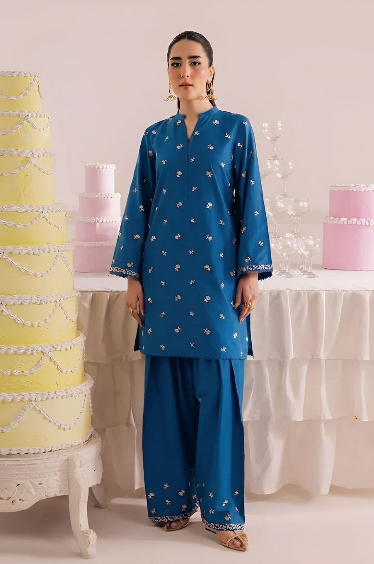 BATIK-2PC LAWN EMBROIDERED SHIRT WITH LAWN TROUSER-W.J-204