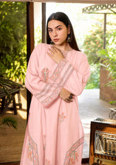 BATIK-2PIECE DHANAK EMBROIDERED SHIRT WITH DHANAK EMB TROUSER-WJ-15091