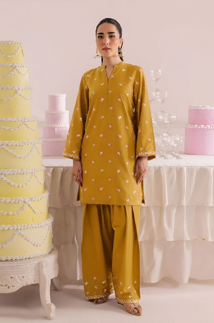 BATIK-2PC LAWN EMBROIDERED SHIRT WITH LAWN TROUSER-W.J-207
