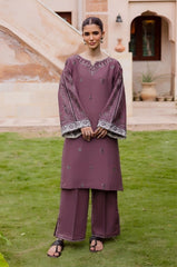 BATIK-2PC LAWN EMBROIDERED SHIRT WITH LAWN TROUSER-W.J-110