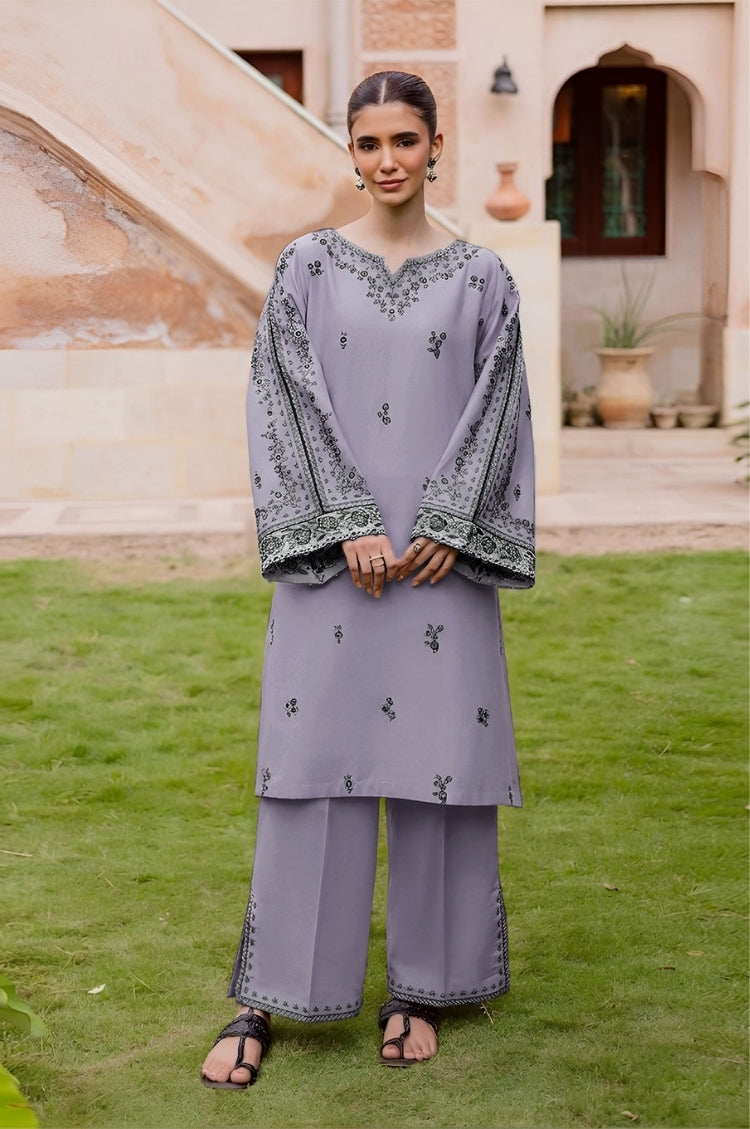 BATIK-2PC LAWN EMBROIDERED SHIRT WITH LAWN TROUSER-W.J-109