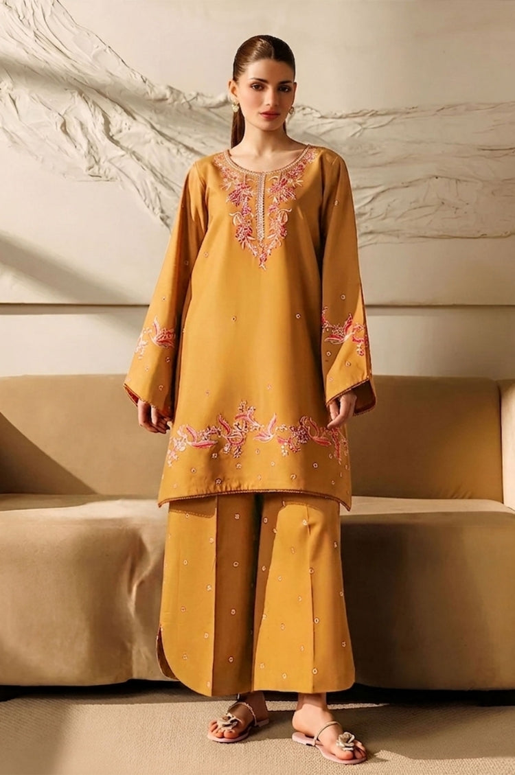 BATIK-2PC LAWN EMBROIDERED SHIRT WITH LAWN TROUSER-W.J-212