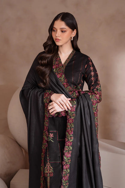 IZNIK-3PC LAWN EMBROIDERED SHIRT WITH CHIFFON EMBROIDERED DUPATTA & TROUSER -W.J-1534