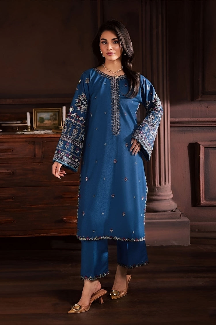 BATIK-2PC LAWN EMBROIDERED SHIRT WITH LAWN TROUSER-W.J-160