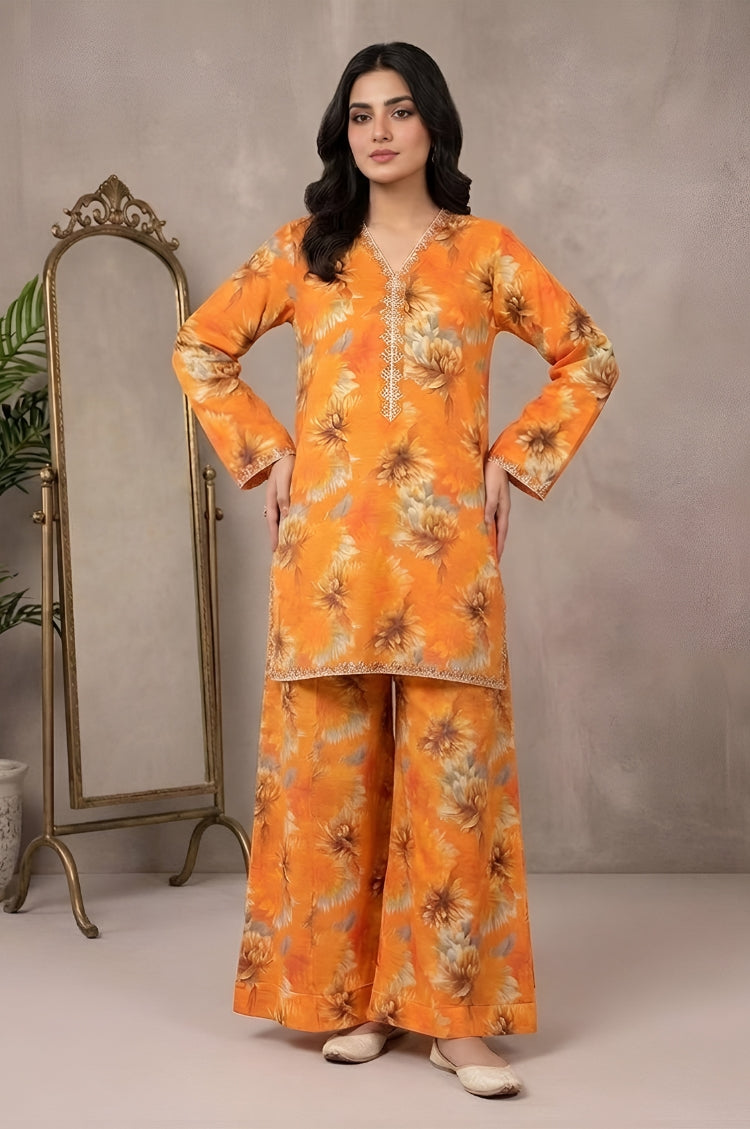 Wear Jora-2PC PRINTED  BANA DORIA LAWN  STITCHED SHIRT & TROUSER-W.J-62