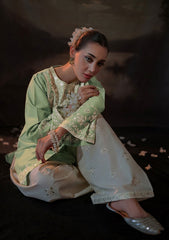 URGE-2PC LAWN EMBROIDERED SHIRT WITH LAWN EMBROIDERED TROUSER-W.J-85