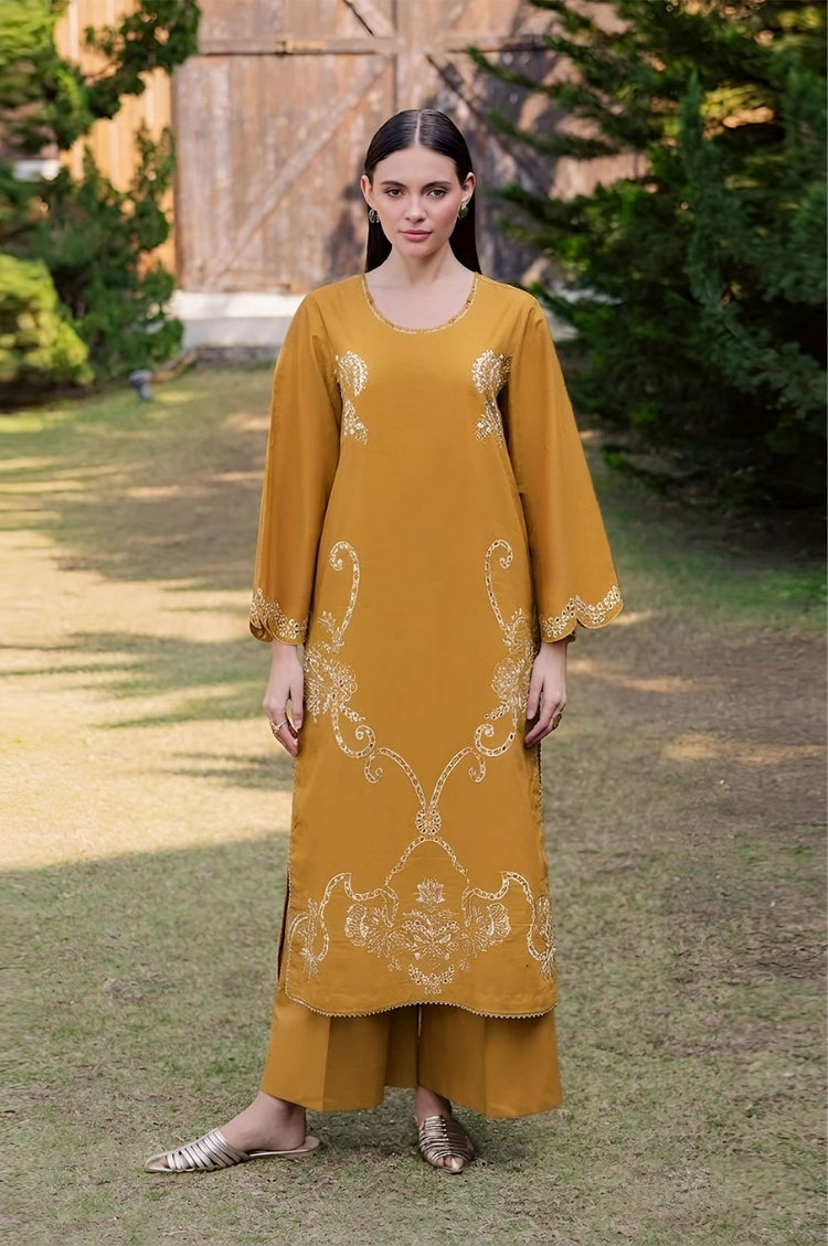 BATIK-2PC LAWN EMBROIDERED SHIRT WITH LAWN TROUSER-W.J-99