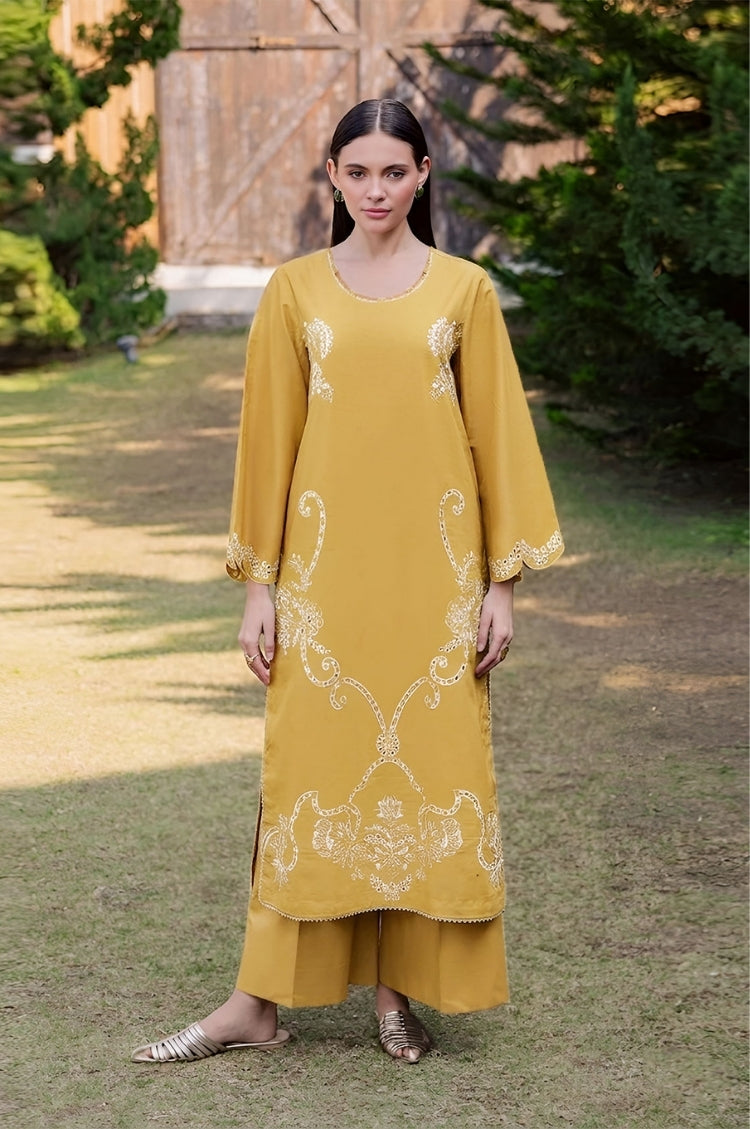 BATIK-2PC LAWN EMBROIDERED SHIRT WITH LAWN TROUSER-W.J-98