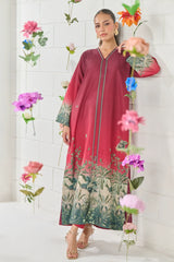 LULUSAR-3PC-SHAMOZE SILK PRINTED SHIRT WITH SILK PRINTED DUPATTA AND SILK TROUSER-W.J-9016