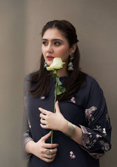 URGE-2PC LAWN EMBROIDERED SHIRT WITH EMB TROUSER-W.J-82