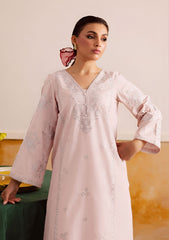 GARNET-2PC LAWN EMBROIDERED SHIRT WITH LAWN TROUSER-W.J-153