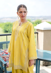 URGE-2PC LAWN EMBROIDERED SHIRT WITH LAWN TROUSER-W.J-228