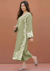 LAJWANTI-2PC LAWN EMBROIDERED SHIRT WITH LAWN TROUSER-W.J-19