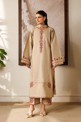 BAROQUE-3PC LAWN EMBROIDERED SHIRT WITH CHIFFON PRINTED DUPATTA AND EMB TROUSER-W.J-4869