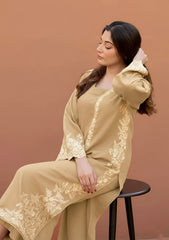 LAJWANTI-2PC LAWN EMBROIDERED SHIRT WITH LAWN TROUSER-W.J-18