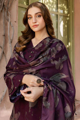 BAROQUE-3PC KHADDAR PRINTED SHIRT WITH KHADDAR PRINTED DUPATTA AND PRINT TROUSER-W.J-2649