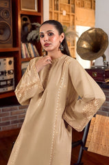 URGE-2PC LAWN SEQUIN EMBROIDERED SHIRT WITH EMB TROUSER-W.J-86