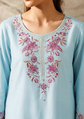 BATIK-2PC LAWN EMBROIDERED SHIRT WITH LAWN TROUSER-W.J-222