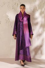 BAROQUE-3PC KHADDAR PRINTED SHIRT WITH KHADDAR PRINTED DUPATTA AND PRINTED TROUSER-W.J-2660
