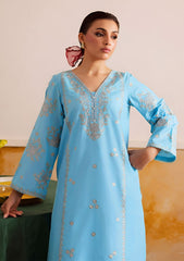 GARNET-2PC LAWN EMBROIDERED SHIRT WITH LAWN TROUSER-W.J-236
