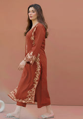 LAJWANTI-2PC LAWN EMBROIDERED SHIRT WITH LAWN TROUSER-W.J-17