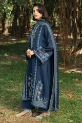 ASIM JOFA- 3PC LAWN EMBROIDERED SHIRT WITH CHIFFON EMBROIDERED DUPATTA AND TROUSER -W.J-1773