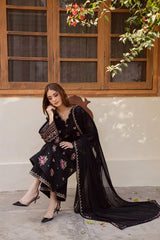 BATIK-3PC LAWN EMBROIDERED SHIRT WITH CHIFFON EMBROIDERED DUPATTA AND EMB TROUSER-W.J-4766