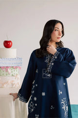 BATIK-2PC DHANAK EMBROIDERED SHIRT AND EMBROIDRED TROUSER-W.J-15021