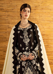 BATIK-3PC DHANAK EMBROIDERED SHIRT WITH DHANAK EMBROIDERED SHAWL AND TROUSER-W.J-5279