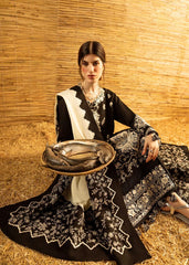 BATIK-3PC DHANAK EMBROIDERED SHIRT WITH DHANAK EMBROIDERED SHAWL AND TROUSER-W.J-5279